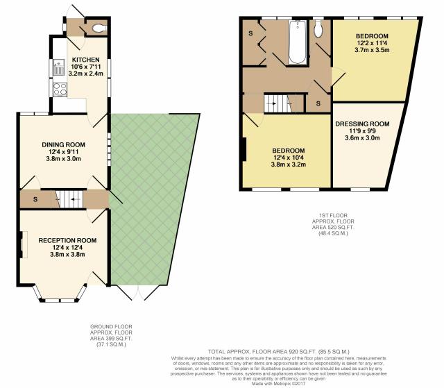 Floorplan of 89 Worton Road, Isleworth, Middlesex