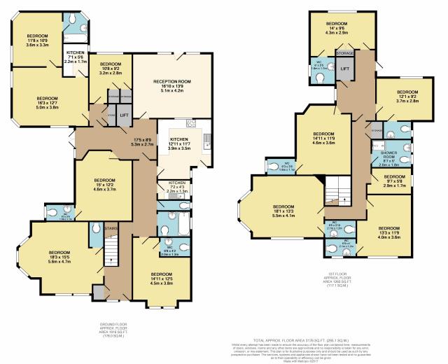 Floorplan of Lindsay House, 15 Lindsey Street, Epping, Essex