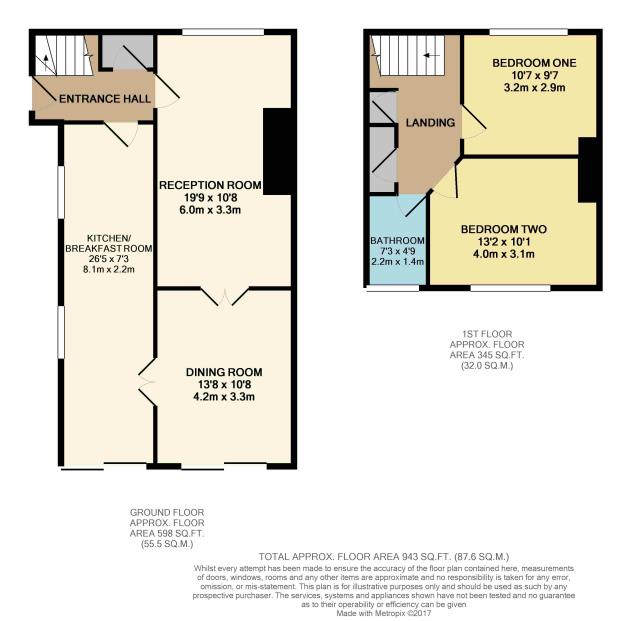 Floorplan of 220 The Parkway, Iver Heath, Buckinghamshire