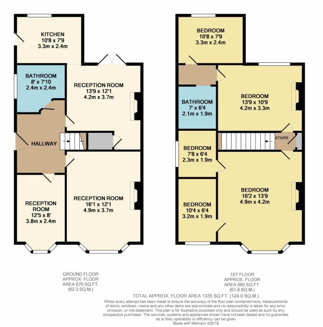 Floorplan of 8 Farndale Crescent, Greenford, Middlesex