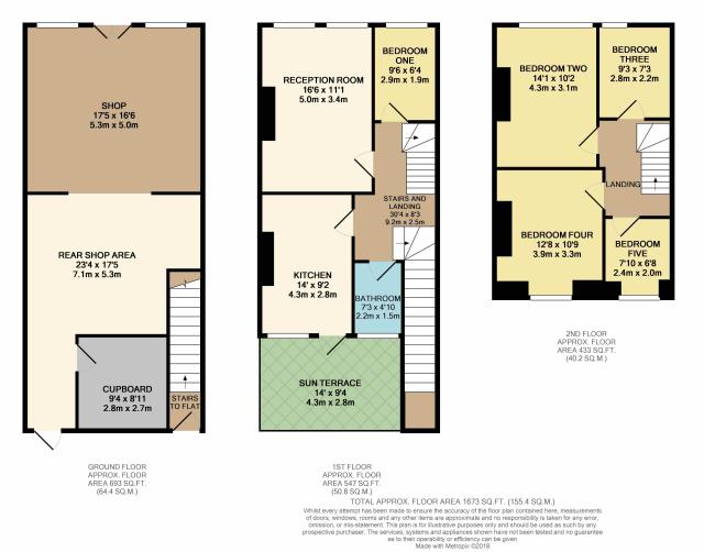 Floorplan of 32 Watling Avenue, Edgware, Middlesex