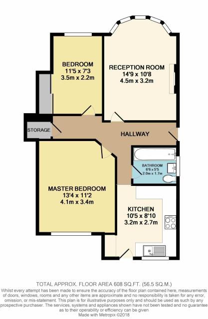 Floorplan of 4 Hill House, Cavendish Avenue, Harrow