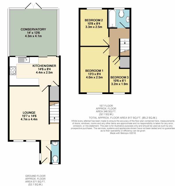 Floorplan of 8 Aylesham Close, London