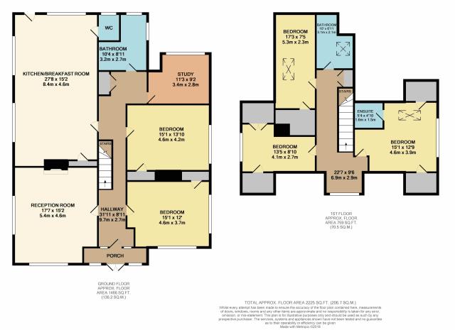 Floorplan of 50 Hogfair Lane, Burnham, Buckinghamshire