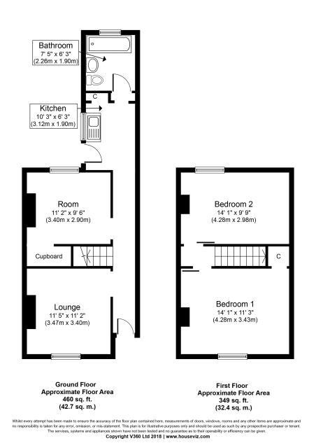 Floorplan of 23 Victoria Road, Netley, Southampton