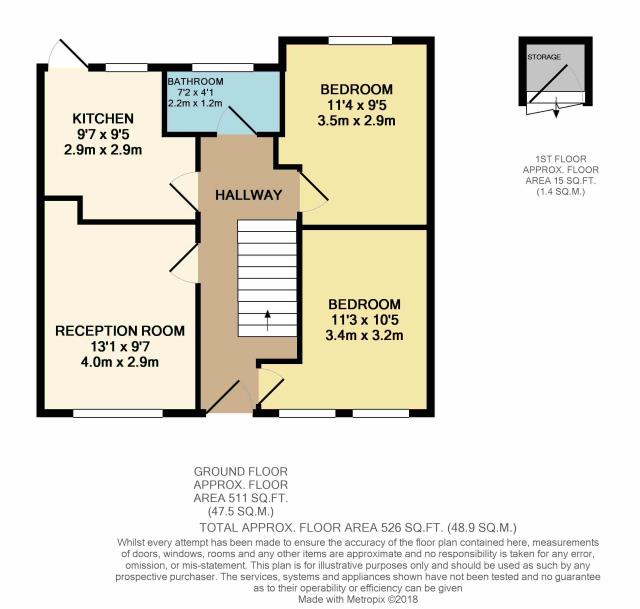 Floorplan of 86a West End Lane, Harlington, Middlesex