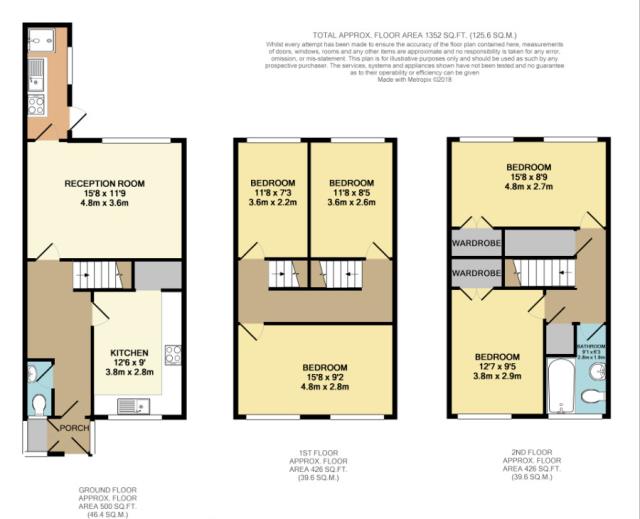 Floorplan of 37 Wilkinson Way, Chiswick