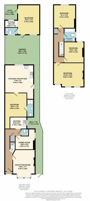 Floorplan of 12 Portland Road, Southall