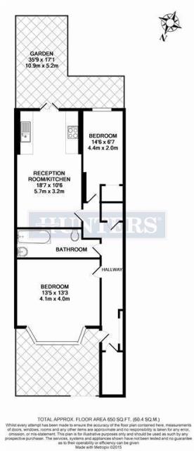 Floorplan of 66a Shacklewell Lane, Dalston, London