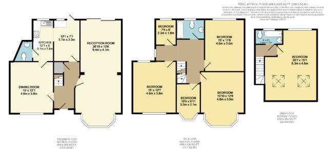 Floorplan of 8 Wincanton Gardens, Clayhall, Ilford