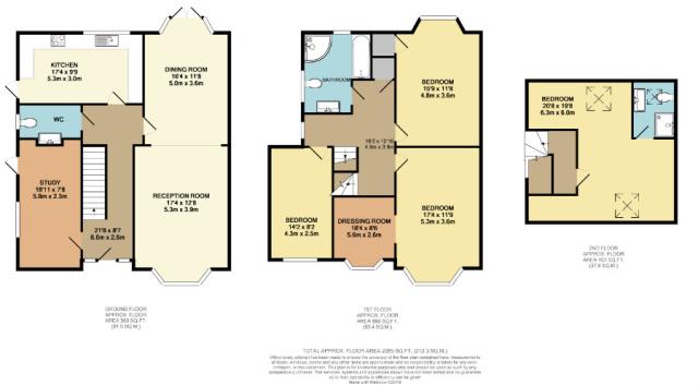 Floorplan of 93 Cleveland Road, West Ealing