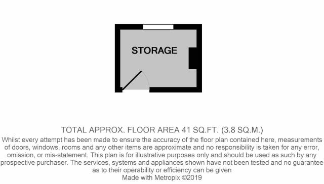 Floorplan of Mezzanine Rear Room, 98 Christchurch Road, London