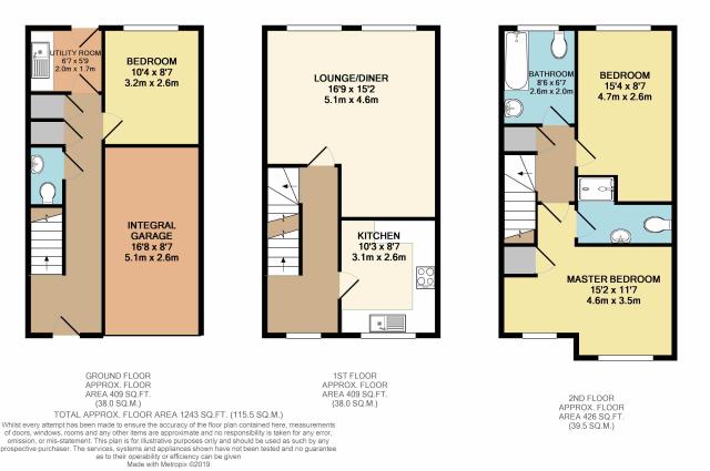 Floorplan of 287 Greenhaven Drive, Thamesmead