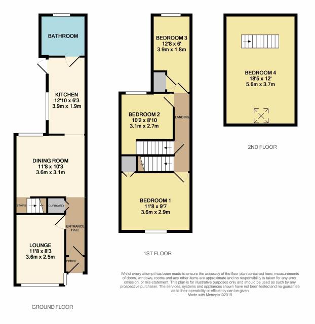 Floorplan of 7 Brighton Road, Reading, Berkshire