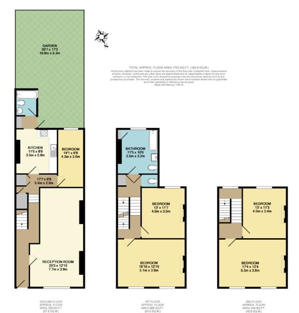 Floorplan of 69 Benwell Road, Drayton Park