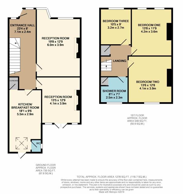 Floorplan of 170 Ribblesdale Road, London