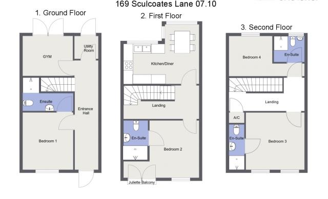 Floorplan of 169 Sculcoates Lane, Hull