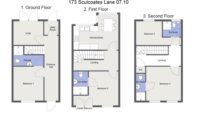 Floorplan of 173 Sculcoates Lane, Hull