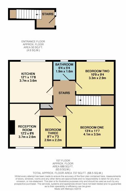 Floorplan of 70 Violet Avenue, Hillingdon, Middlesex