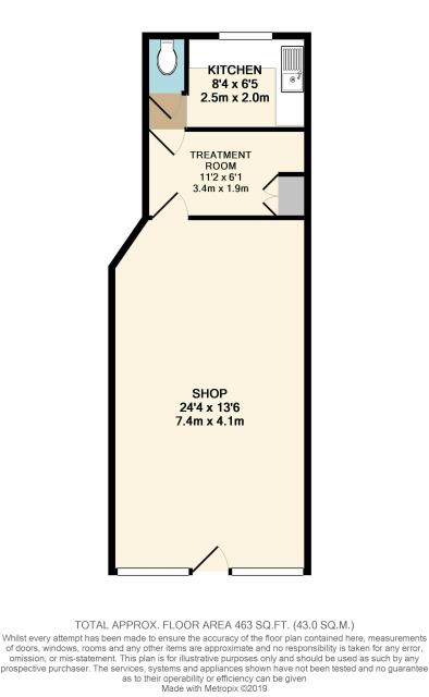 Floorplan of 165 The Vale, Acton