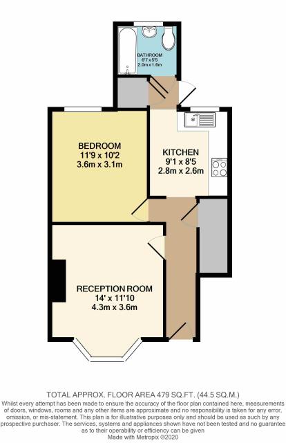 Floorplan of 37 Reading Road, Northolt, Middlesex