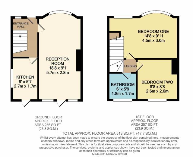 Floorplan of 31 Clevedon Gardens, Hayes, Middlesex