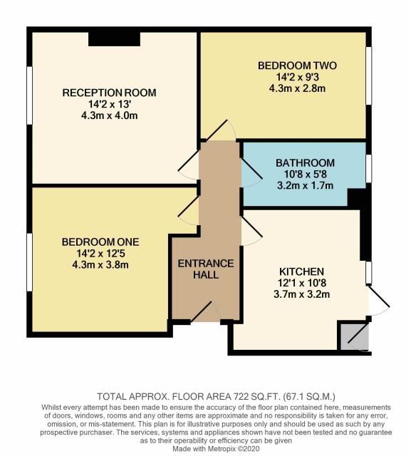 Floorplan of 76 Clifden Court, Twickenham