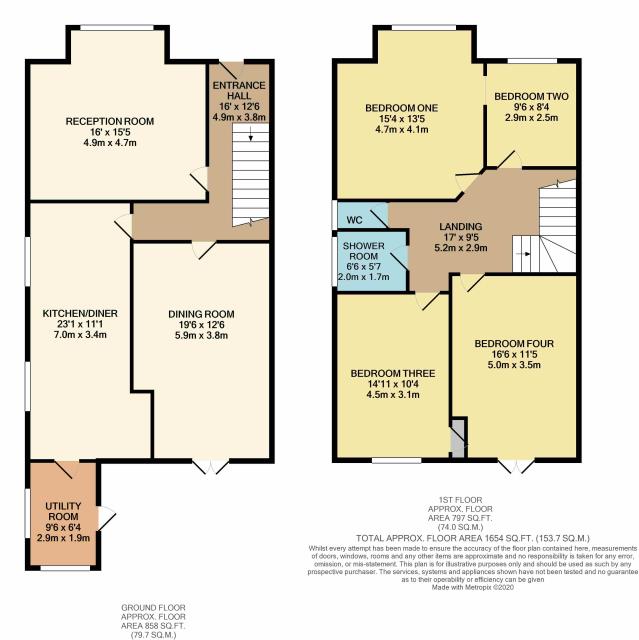 Floorplan of 7 Holligrave Road, Bromley