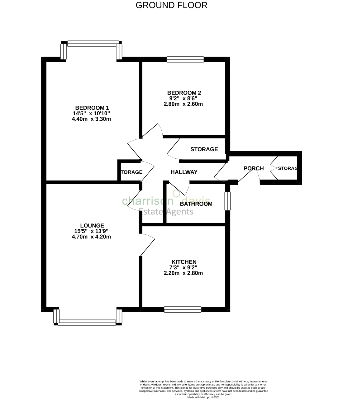 Floorplan of 42 West End Lane, Harlington, Middlesex