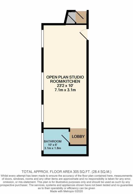 Floorplan of 102a Churchfield Road, Acton