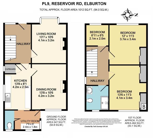 Floorplan of 10 Reservoir Road, Elburton, Plymouth