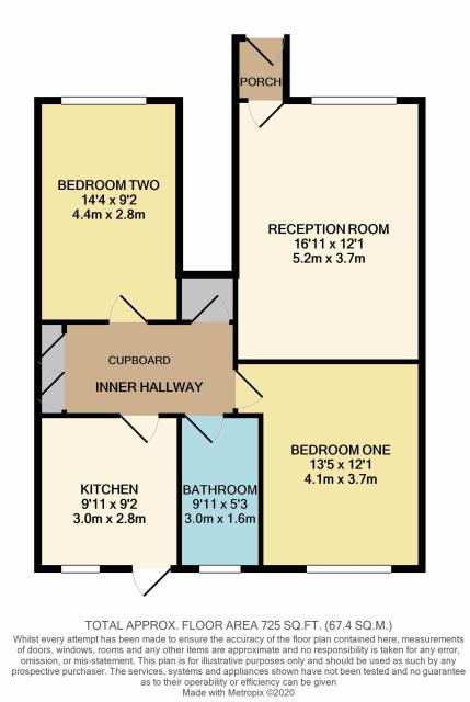 Floorplan of 9 Stamford Close, Harrow, Middlesex