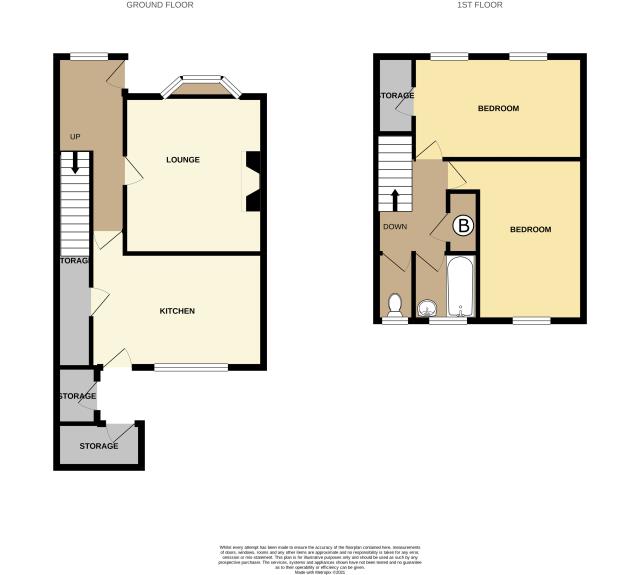 Floorplan of 23 Heol Rhyd Y Bedd, Pant, Merthyr Tydfil