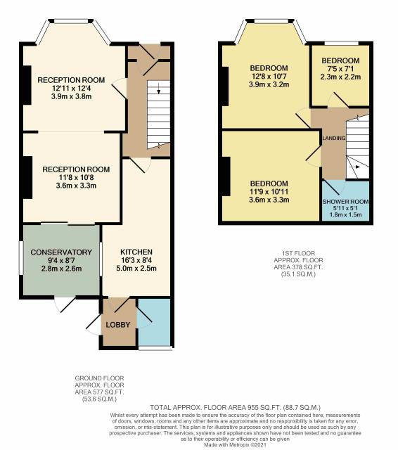 Floorplan of 26 Kempley Avenue, Coventry, Warwickshire