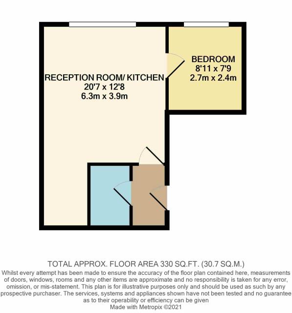 Floorplan of Flat 7, 44 Windsor Road, Ealing, London