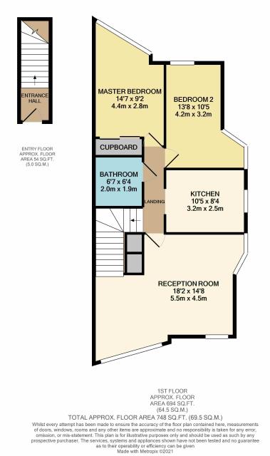 Floorplan of 8f Holyoake Court, Bryan Road, London