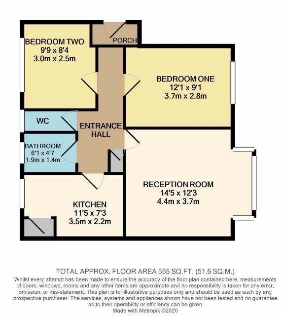 Floorplan of 7 Chestnut Close, Sipson, Middlesex