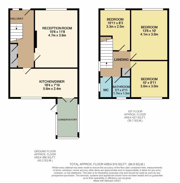 Floorplan of 2a Dobree Avenue, Willesden Green, London