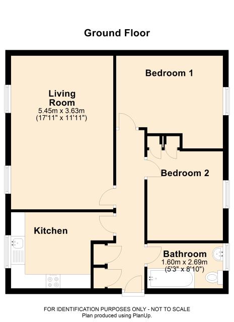 Floorplan of 10 Netherleigh Court, Brampton, Chesterfield