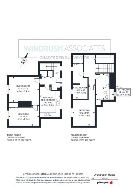 Floorplan of 22 Orchardson House, Orchardson Street, London