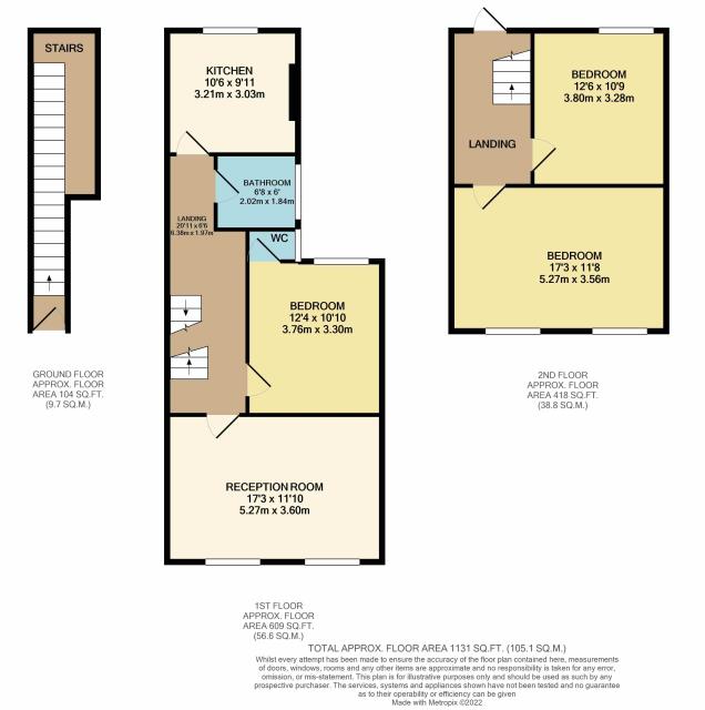 Floorplan of 16a South Ealing Road, Ealing, London