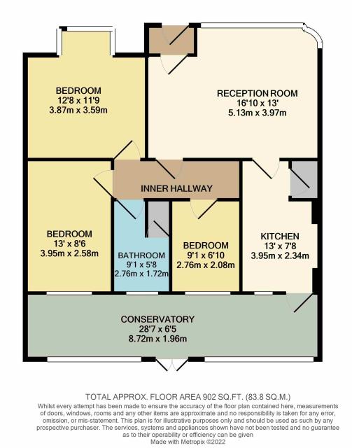 Floorplan of 3 Randon Close, Harrow, Middlesex