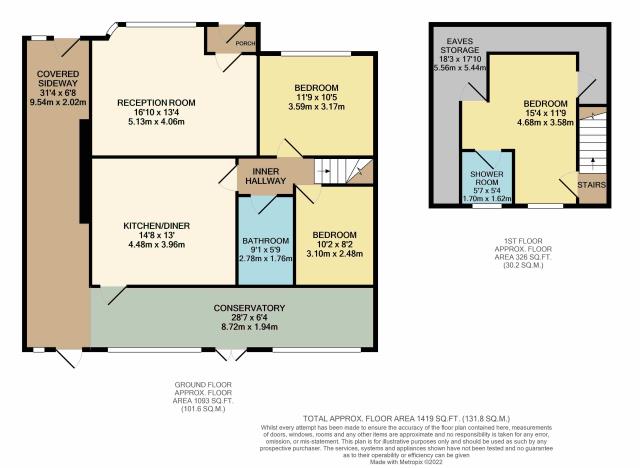 Floorplan of 5 Randon Close, Harrow, Middlesex