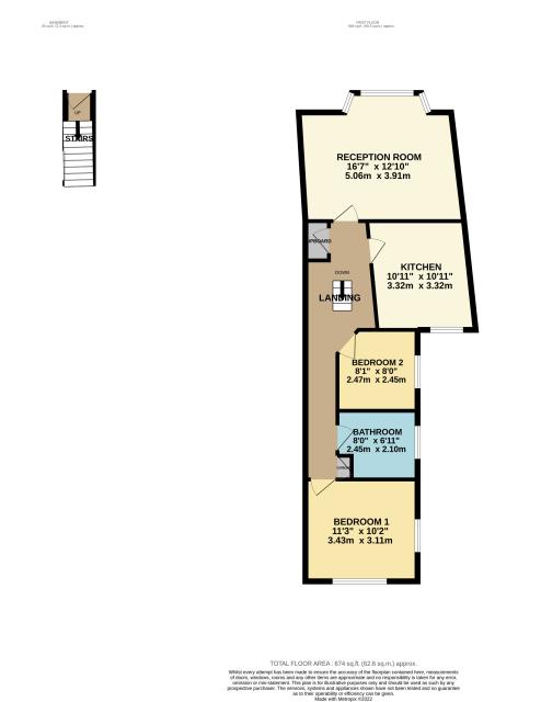 Floorplan of 20b Byam Street, Fulham, London