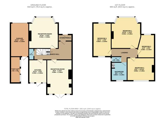 Floorplan of 6 High View Road, South Woodford, London