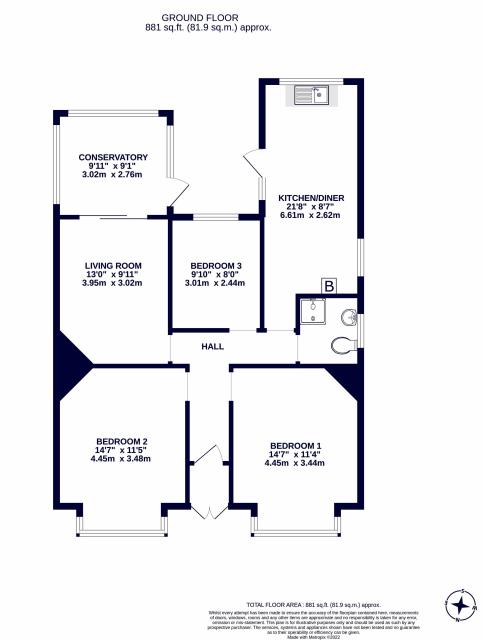 Floorplan of 11 Walford Road, Uxbridge, Middlesex