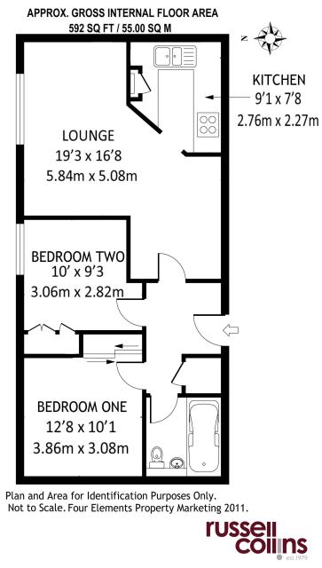 Floorplan of 14a Maytree Gardens, Ealing, London